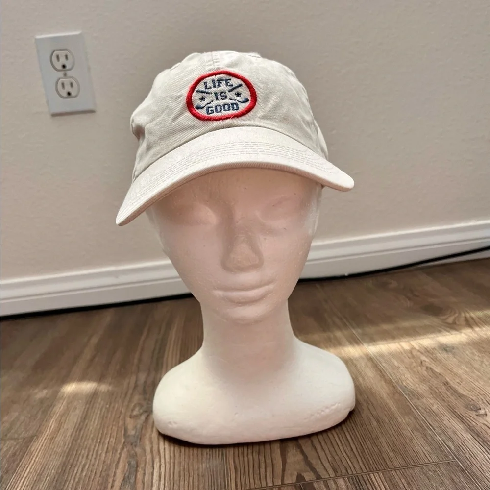 Life is Good Kids Cream Cap